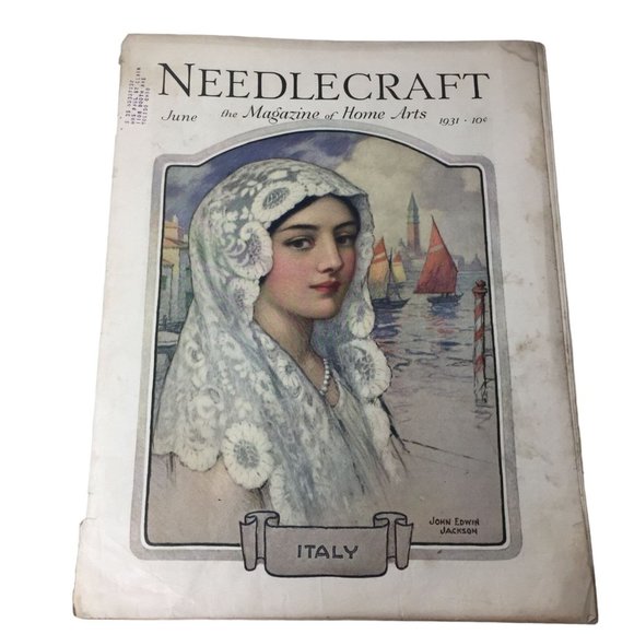 Needlecraft the Magazine of Home Arts Vintage Magazine June 1931 - Picture 1 of 12